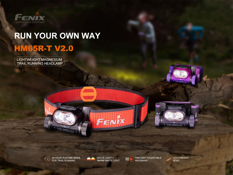 Fenix HM65R-T V2.0 ヘッドランプ Fenix HM65R-T V2.0 Rechargeable Headlamp - Fenix Lighting