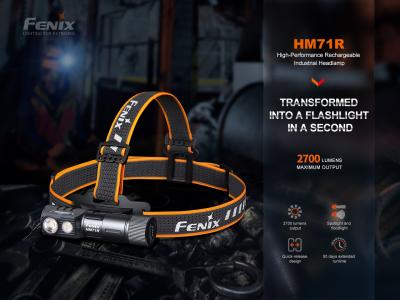 Fenix HM71R 2700 Lumen Şarjlı Kafa Feneri