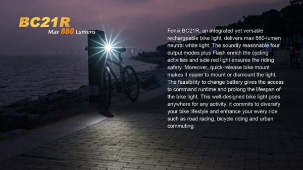 Fenix BC21R Bisiklet Feneri 880 Lümen