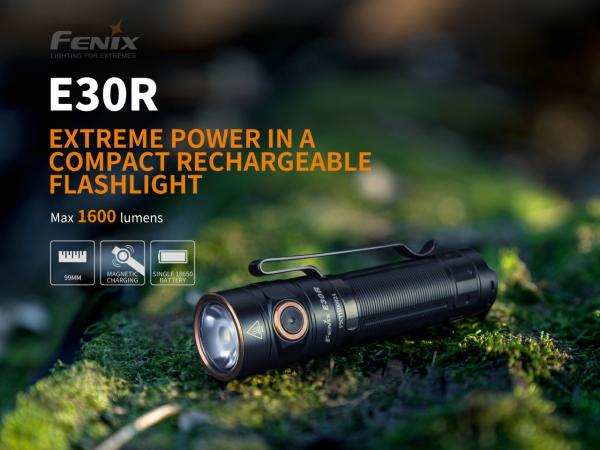 Fenix E30R 1600 Lumen Şarjlı El Feneri