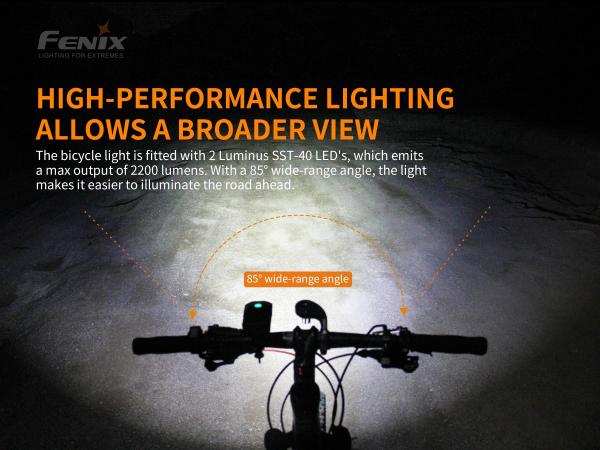 Fenix BC30 v2.0 Wireless Kumandalı 2200 Lumen Bisiklet Feneri
