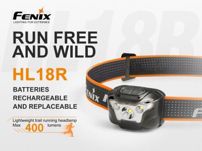Fenix HL18R 400 Lumen Şarjlı Kafa Feneri