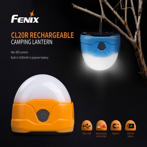 Fenix CL20R 300 Lumen Şarjlı Kamp Feneri