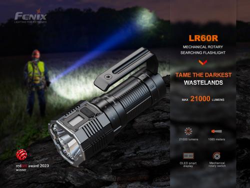 Fenix LR60R 21000 Lumen Şarjlı El Feneri